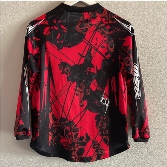 Motocross jersey L red & black MSR Axxis dirt bike - Picture 3 of 5